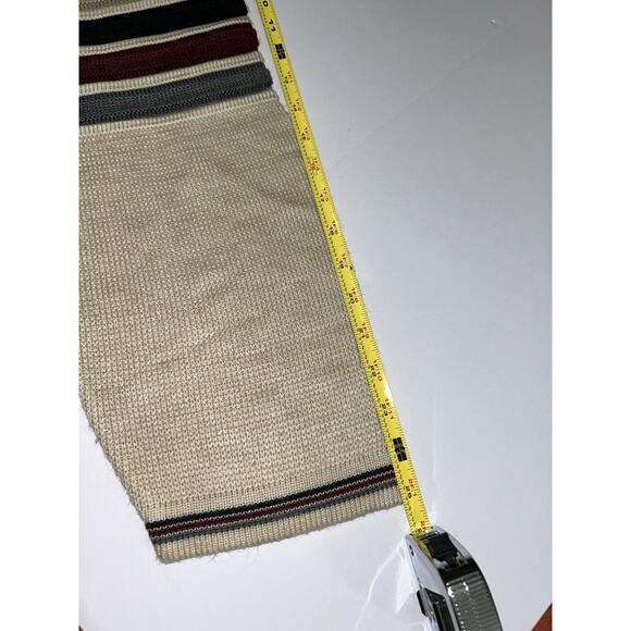 COOGI Australia Down Under Blue Vintage Panel Stripe Navy Gray Sweater XXL - Picture 7 of 9